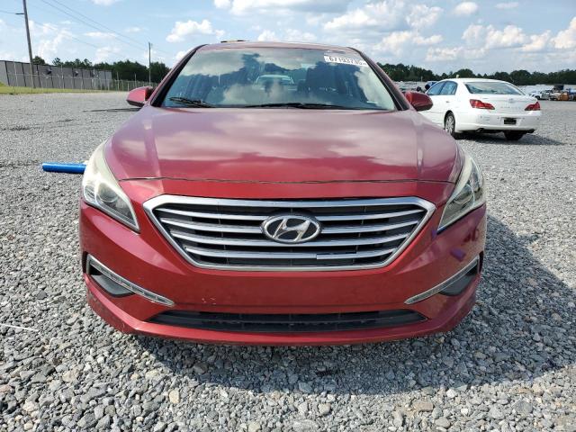  HYUNDAI SONATA 2015 Czerwony