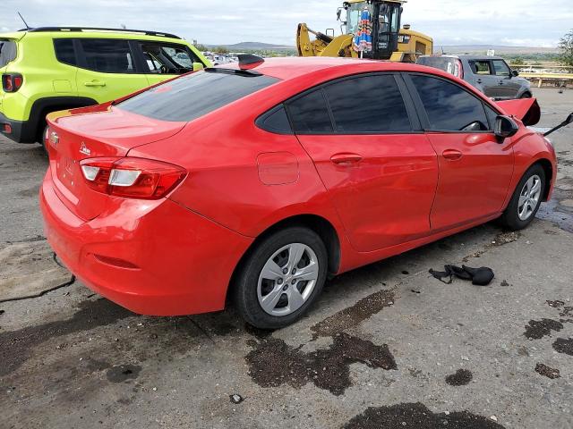  CHEVROLET CRUZE 2016 Czerwony