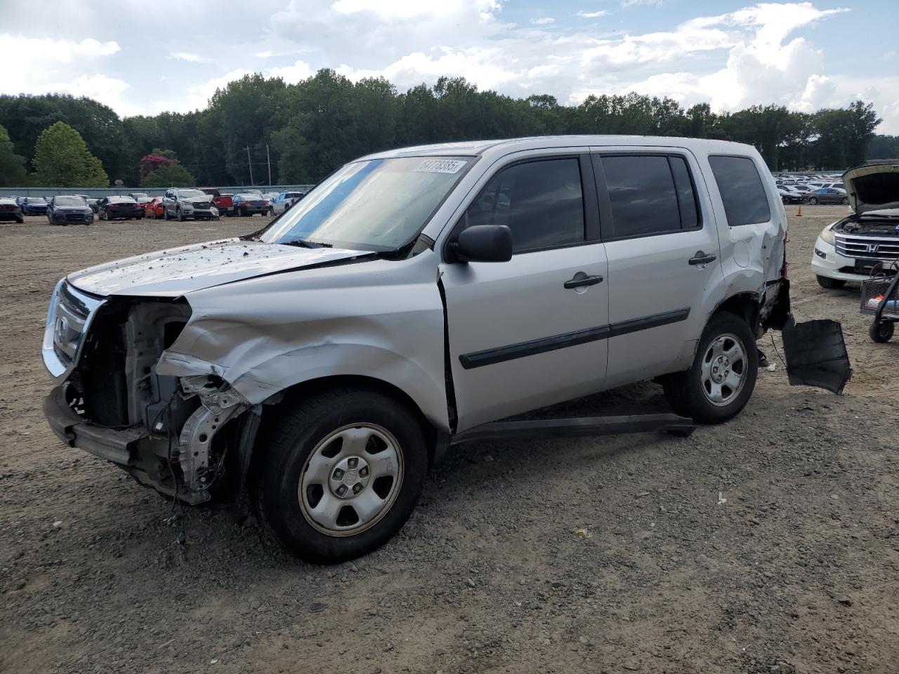 2011 Honda Pilot Lx VIN: 5FNYF3H20BB023453 Lot: 64778385