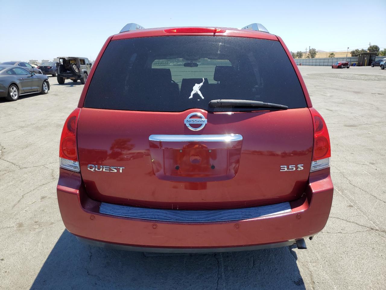 2007 Nissan Quest S VIN: 5N1BV28U87N117346 Lot: 63472515