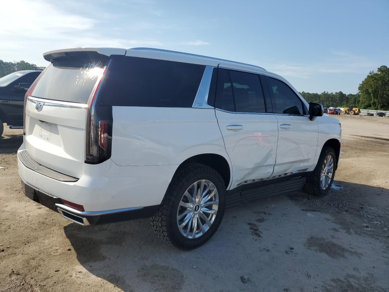2022 Cadillac Escalade Premium Luxury white null gas 1GYS4BKL9NR243111 photo #4