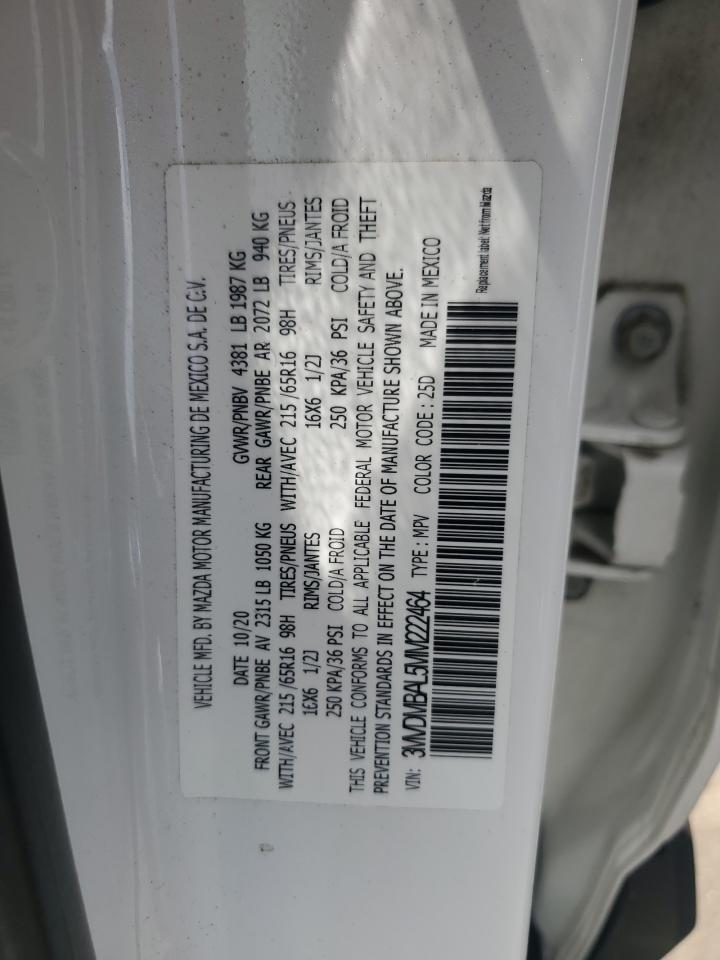 2021 Mazda Cx-30 VIN: 3MVDMBAL5MM222464 Lot: 64262115