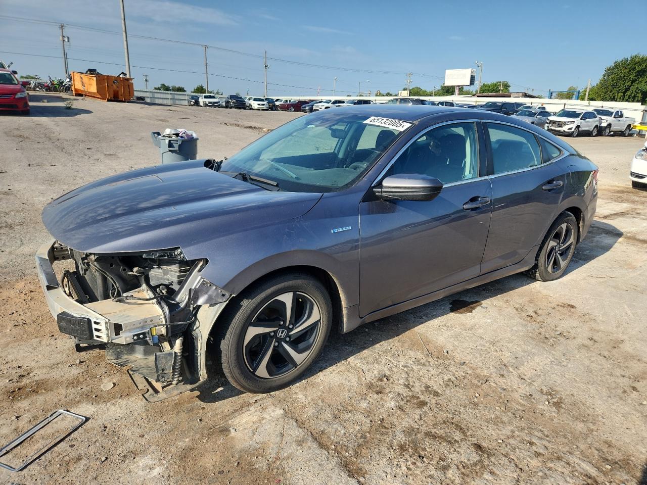 2021 Honda Insight Ex VIN: 19XZE4F56ME010435 Lot: 65132005