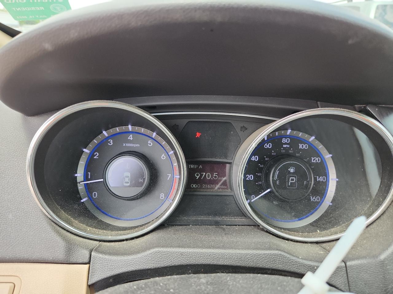 2011 Hyundai Sonata Gls VIN: 5NPEB4ACXBH045310 Lot: 64161915