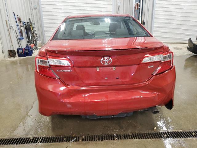  TOYOTA CAMRY 2013 Red