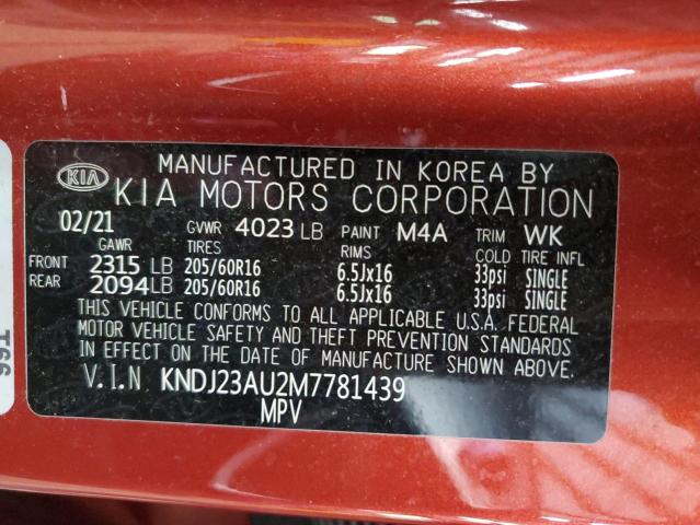 2021 KIA SOUL LX  