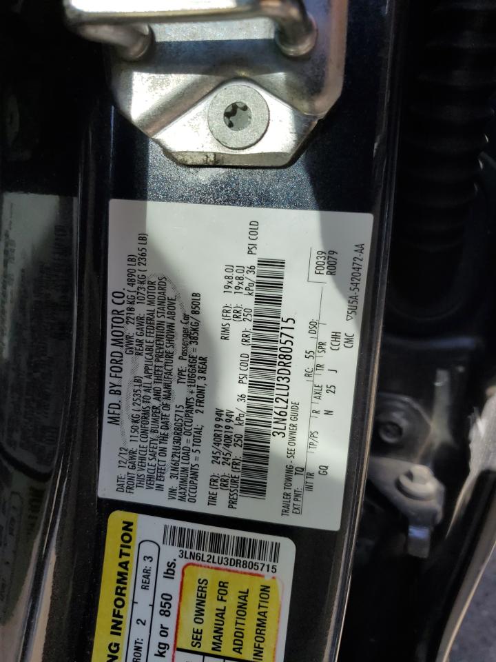 2013 Lincoln Mkz Hybrid VIN: 3LN6L2LU3DR805715 Lot: 63182175