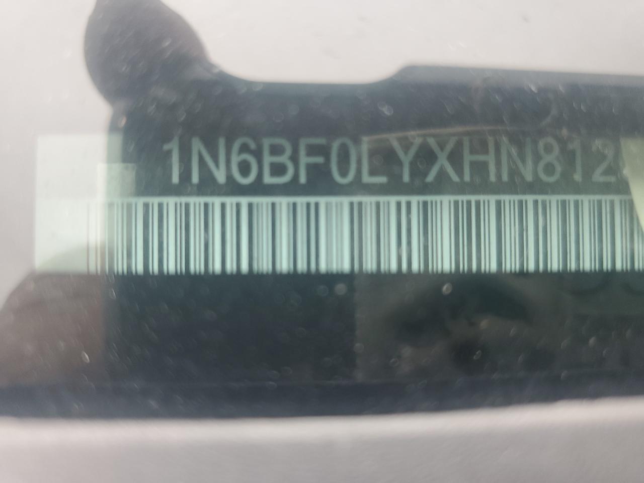 2017 Nissan Nv 2500 S VIN: 1N6BF0LYXHN812006 Lot: 63814195