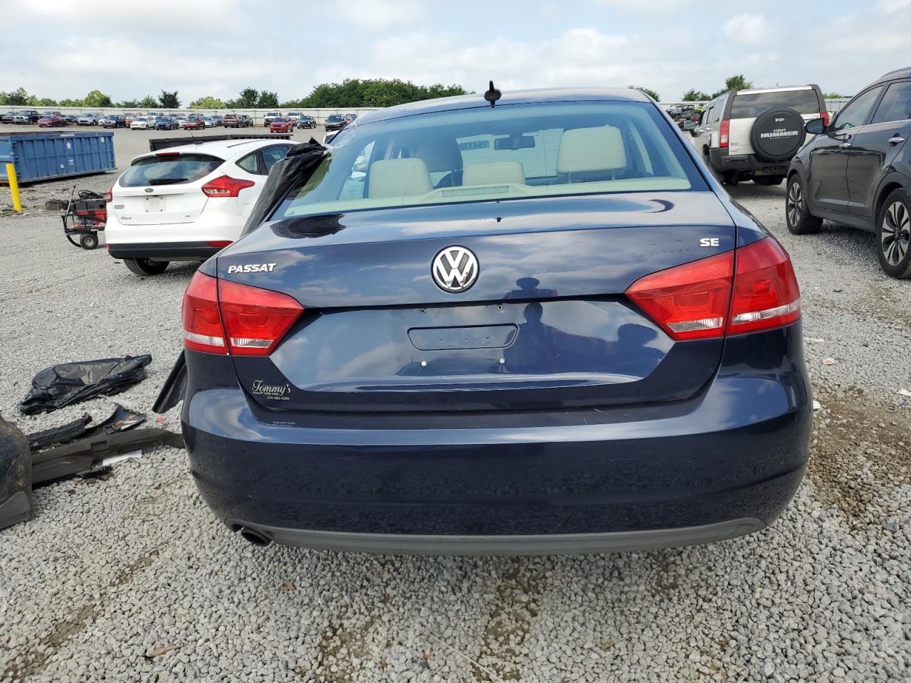 2012 Volkswagen Passat Se VIN: 1VWBH7A32CC018499 Lot: 64138435