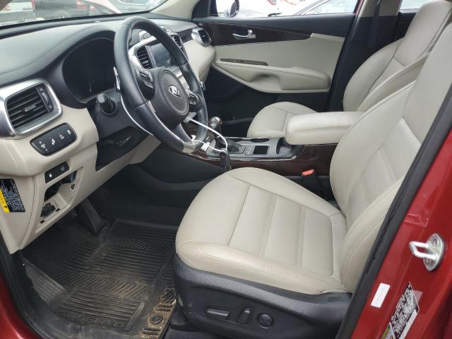  KIA SORENTO 2017 Красный