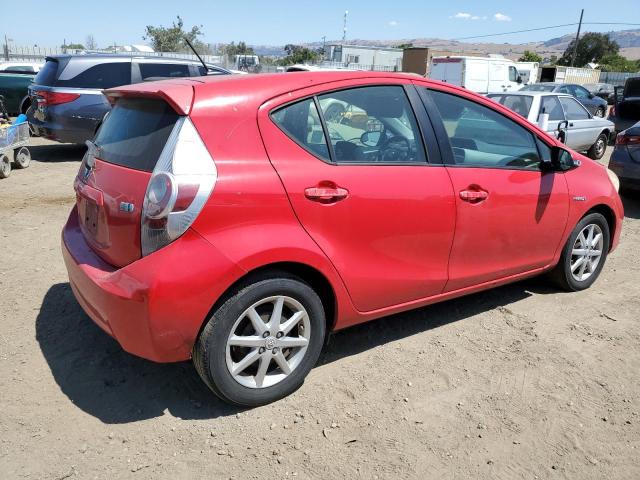  TOYOTA PRIUS 2012 Czerwony