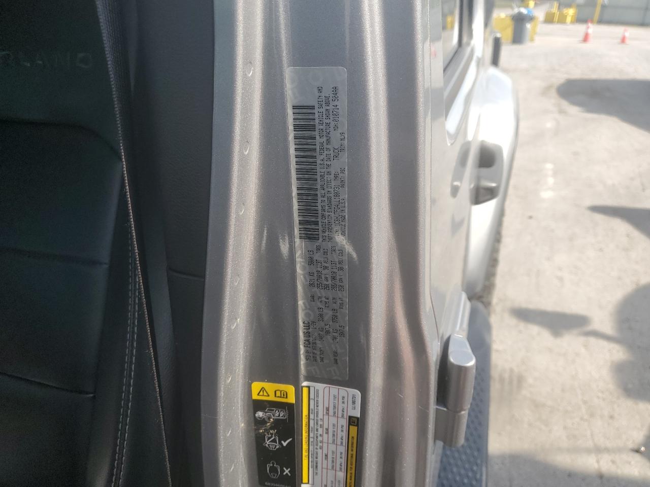 2020 Jeep Gladiator Overland VIN: 1C6HJTFG4LL180731 Lot: 64504745