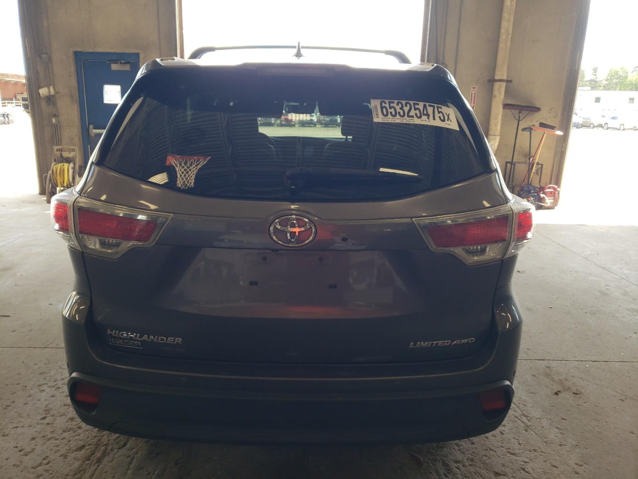2016 Toyota Highlander Limited VIN: 5TDDKRFH8GS240515 Lot: 65325475