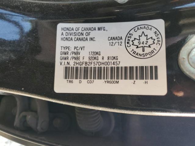 2013 HONDA CIVIC LX  