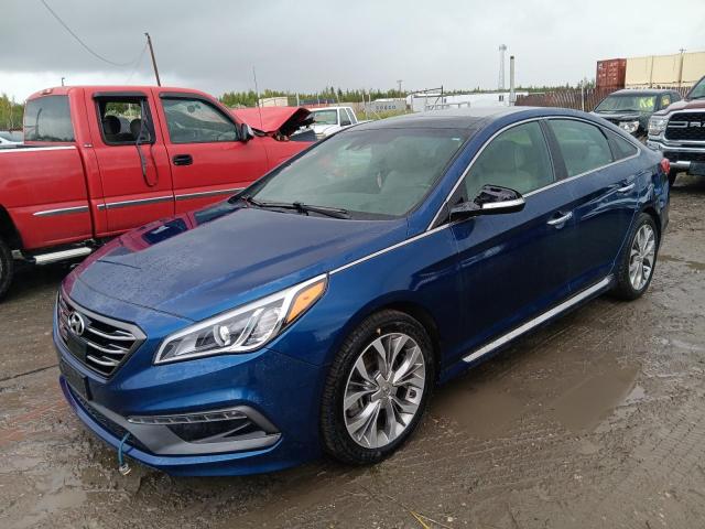 Sedans HYUNDAI SONATA 2017 Blue