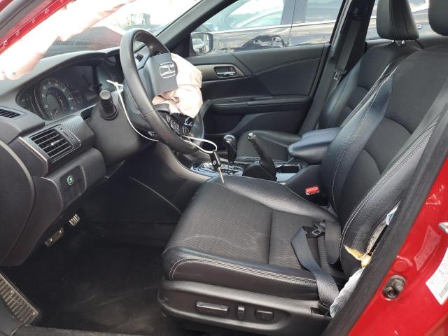  HONDA ACCORD 2016 Czerwony