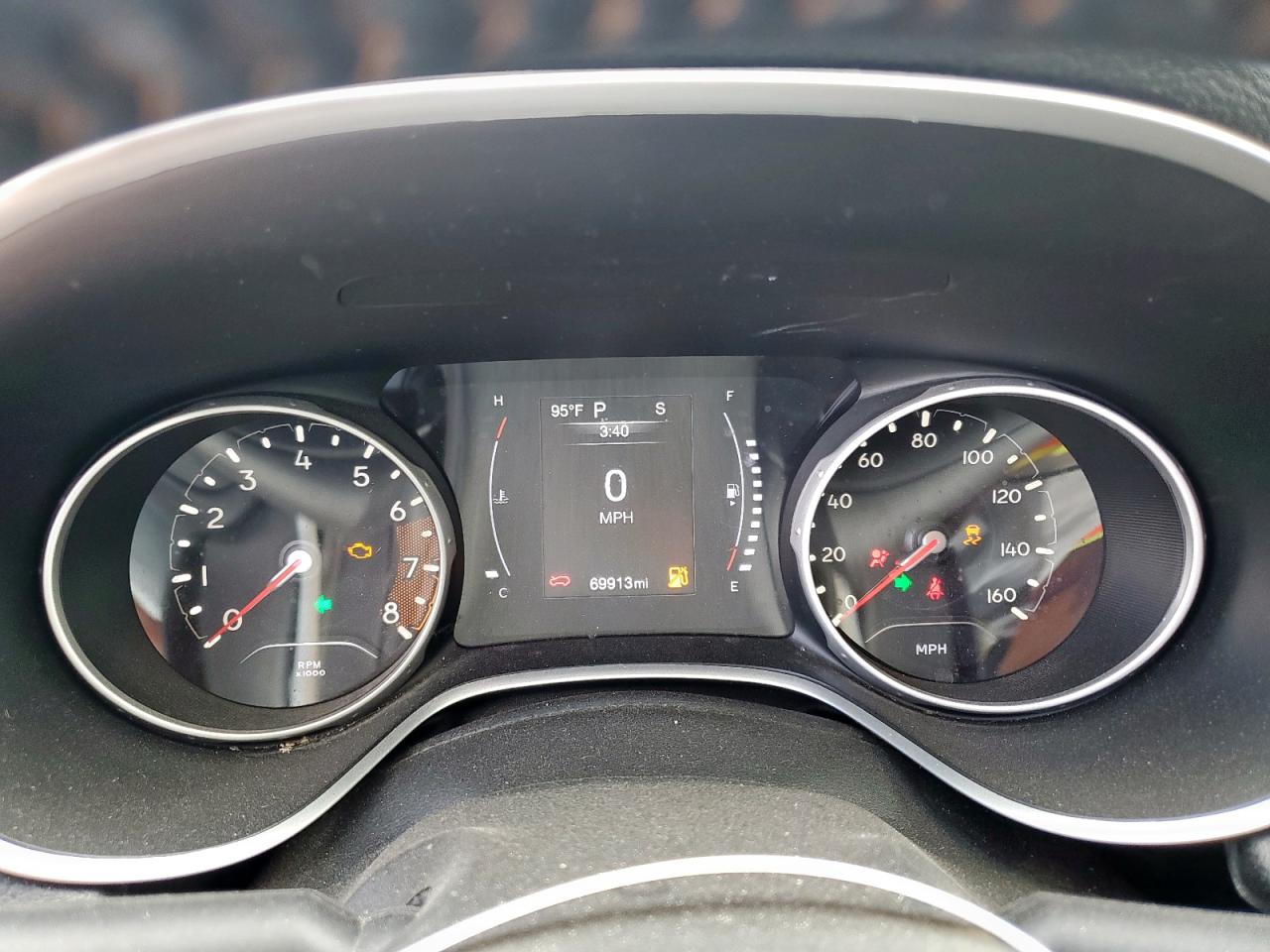 2020 Jeep Compass Latitude VIN: 3C4NJCBB2LT205801 Lot: 66354015