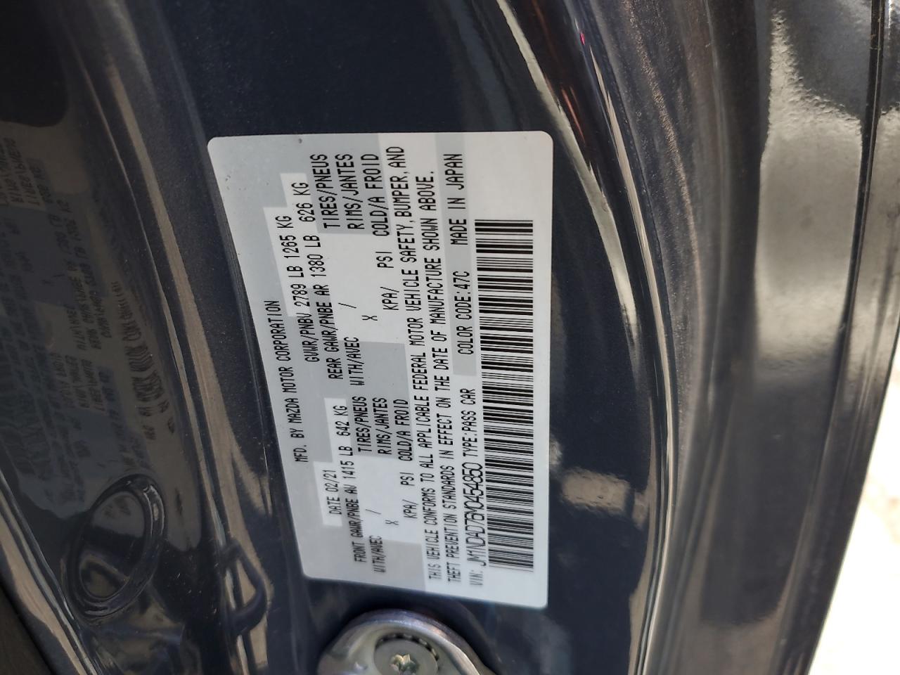 2021 Mazda Mx-5 Miata Grand Touring VIN: JM1NDAD76M0454850 Lot: 65535065