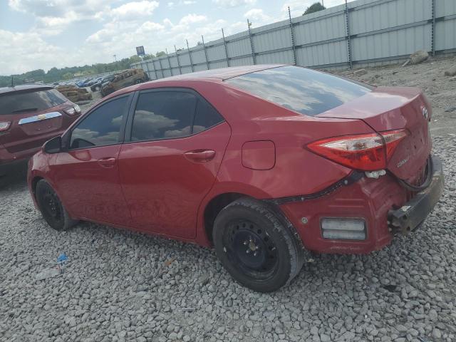  TOYOTA COROLLA 2017 Красный