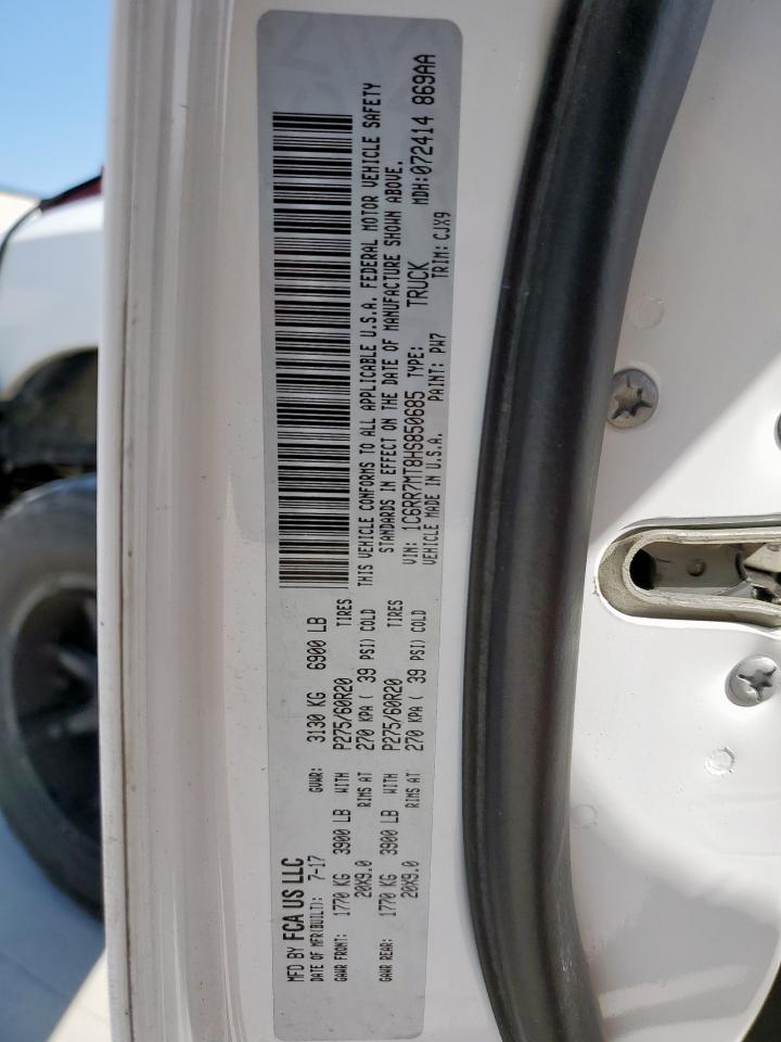 2017 Ram 1500 Sport VIN: 1C6RR7MT8HS850685 Lot: 64681375