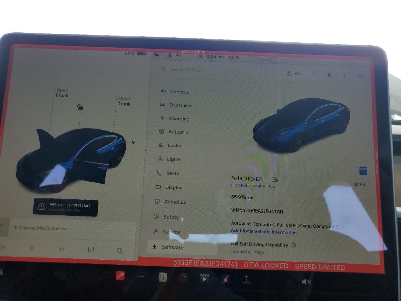 2018 Tesla Model 3 VIN: 5YJ3E1EA2JF041741 Lot: 63083465