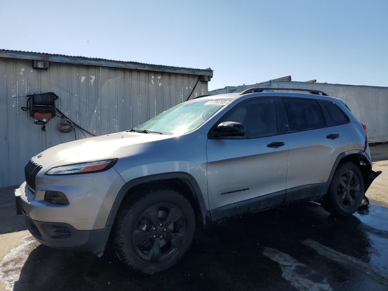2017 Jeep Cherokee Sport silver suv flexible 1C4PJMAS2HW665123 photo #1