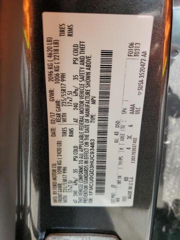 2017 FORD ESCAPE SE  