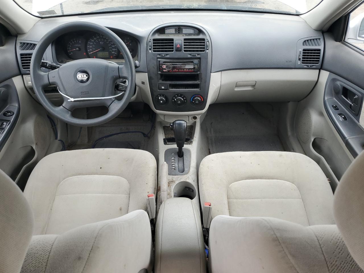 2005 Kia Spectra Lx VIN: KNAFE121555100500 Lot: 62405245
