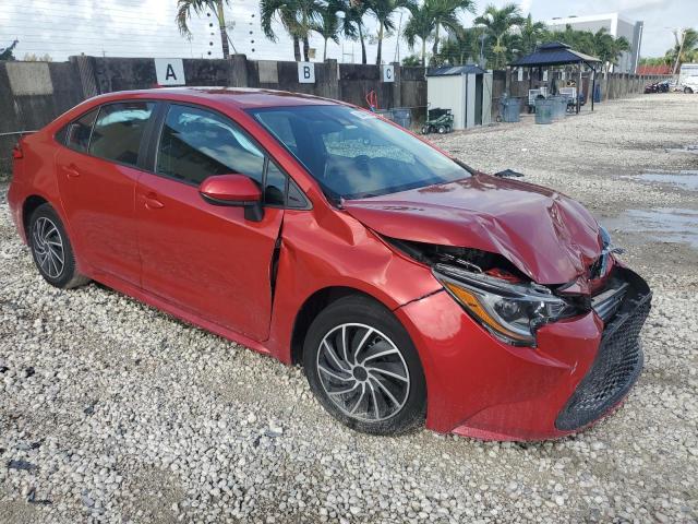  TOYOTA COROLLA 2021 Красный