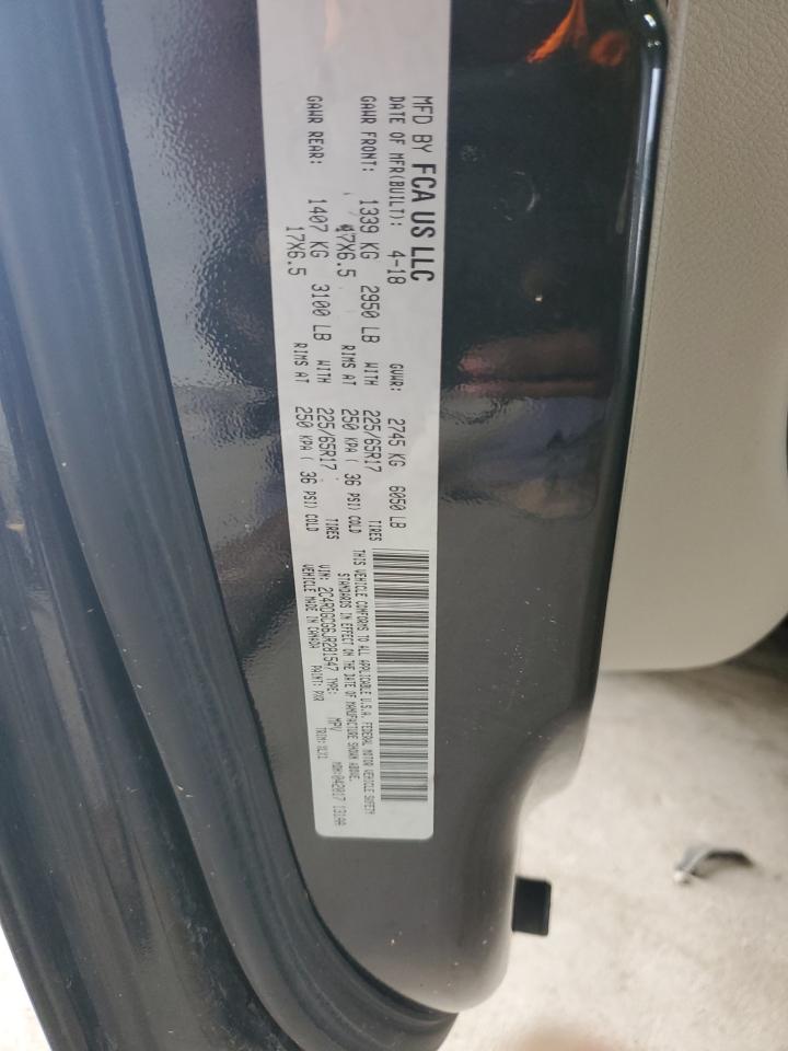 2018 Dodge Grand Caravan Sxt VIN: 2C4RDGCG6JR281547 Lot: 66804745