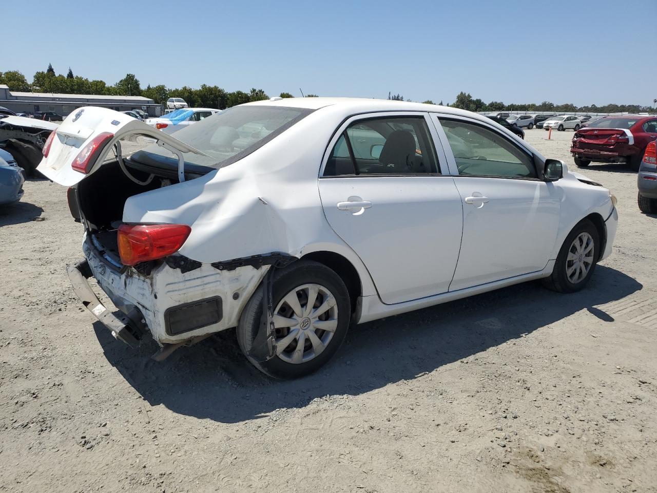 2010 Toyota Corolla Base white sedan gas JTDBU4EE5AJ063261 photo #4