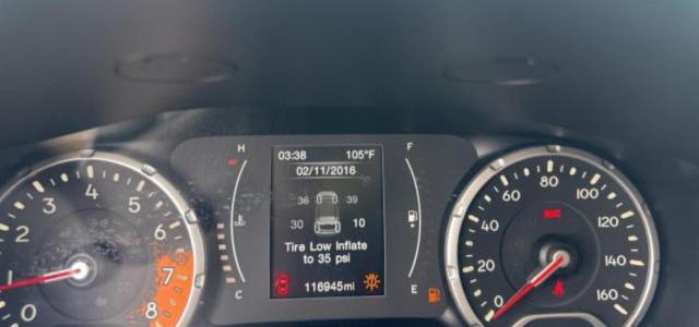 Parquets JEEP RENEGADE 2016 Czarny
