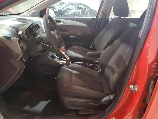 Hatchbacks CHEVROLET SONIC 2012 Pomarańczowy