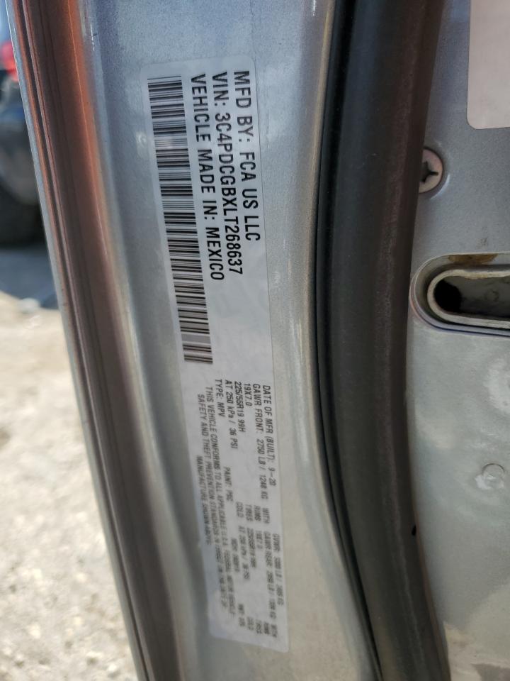 2020 Dodge Journey Crossroad VIN: 3C4PDCGBXLT268637 Lot: 65683205