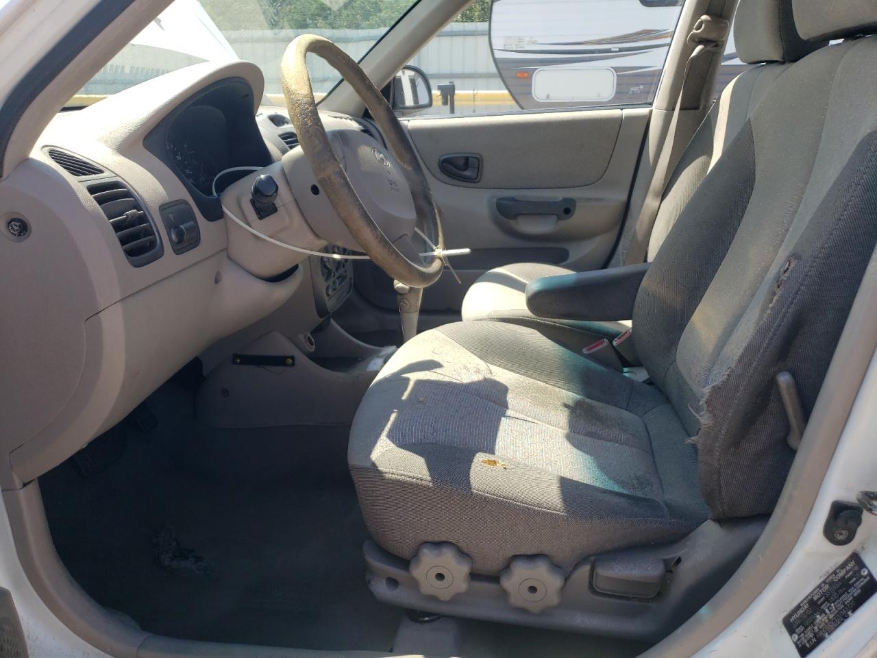 2002 Hyundai Accent Gl VIN: KMHCG45C12U343720 Lot: 63329455
