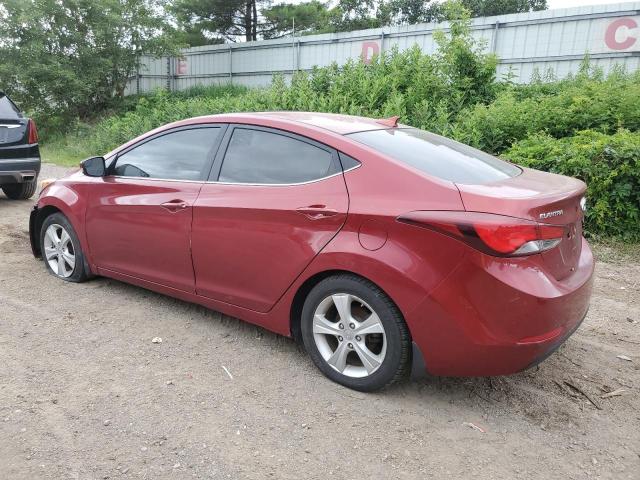 Sedans HYUNDAI ELANTRA 2016 Burgundy