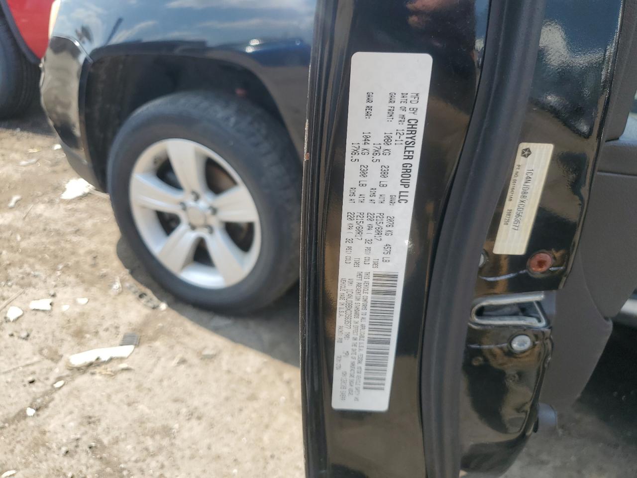 2012 Jeep Compass Sport VIN: 1C4NJDBBXCD563577 Lot: 63377205