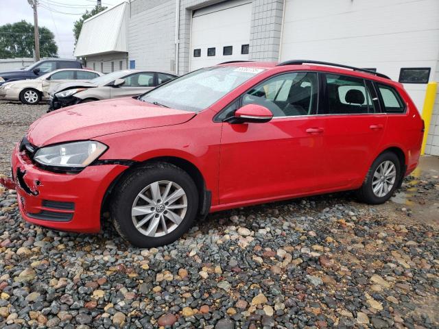  VOLKSWAGEN GOLF 2015 Red