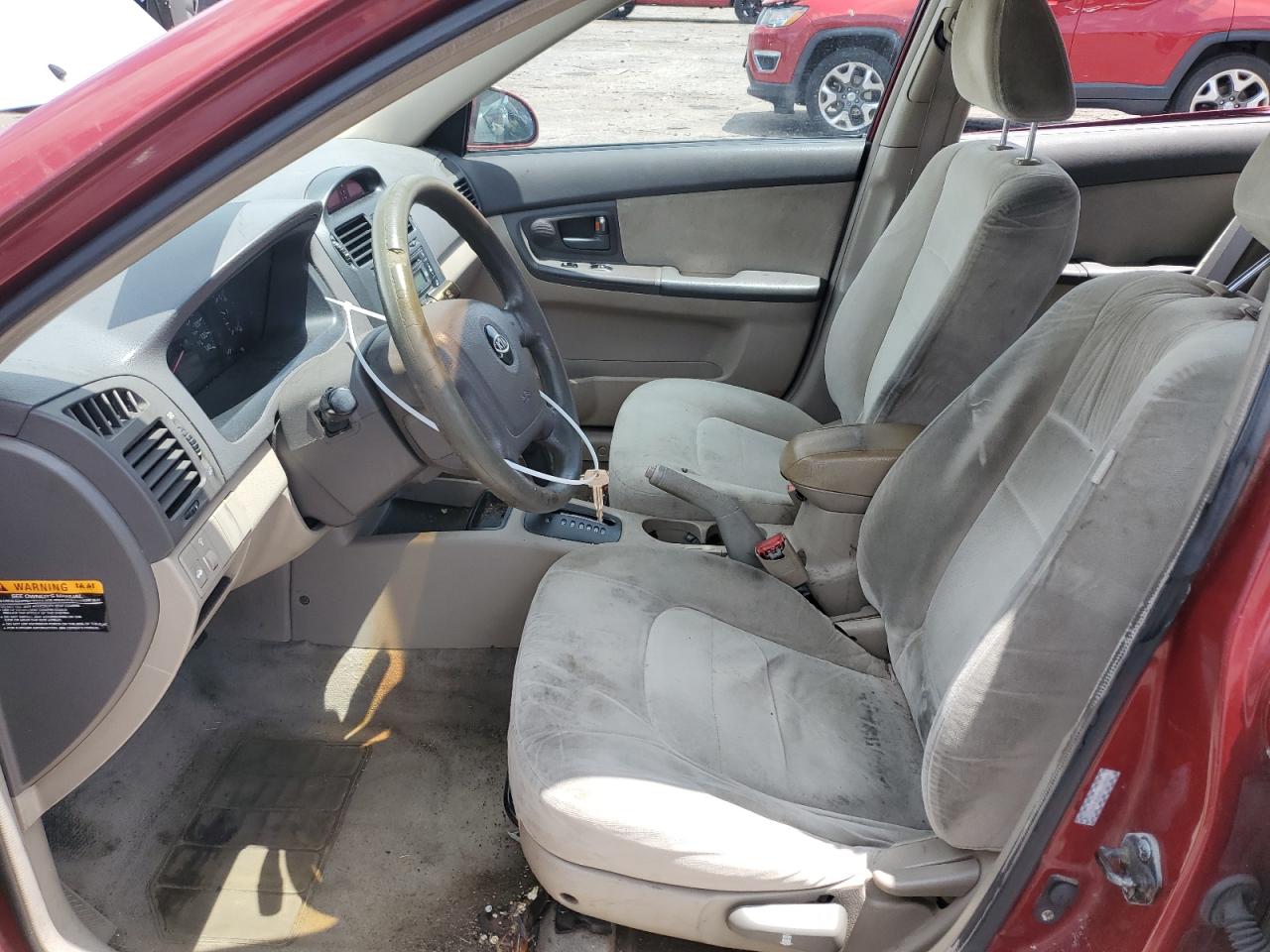 2006 Kia Spectra Lx VIN: KNAFE121865208613 Lot: 63727525