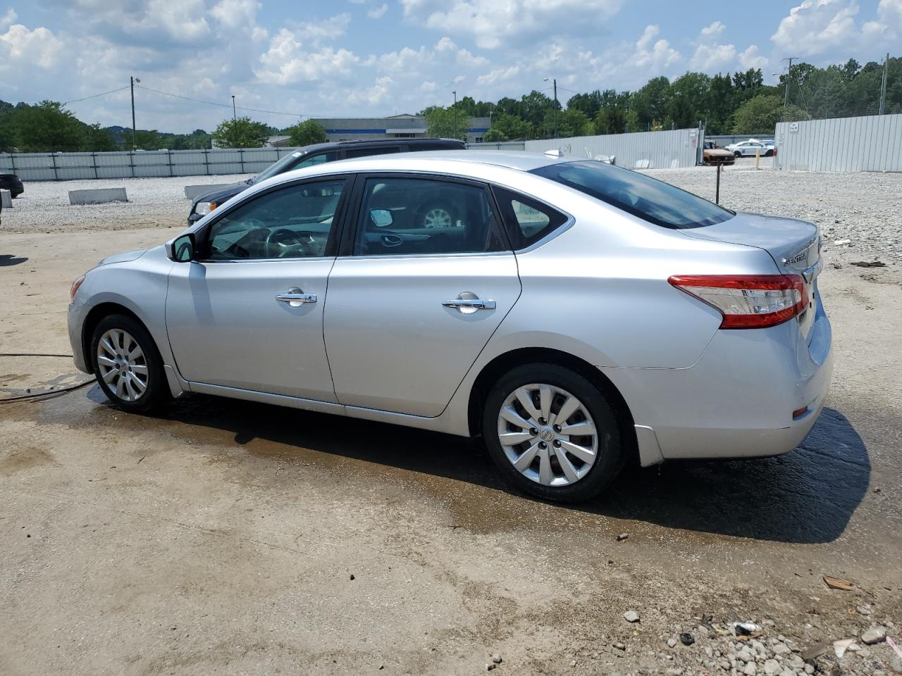 2013 Nissan Sentra S silver null gas 3N1AB7AP9DL634812 photo #3