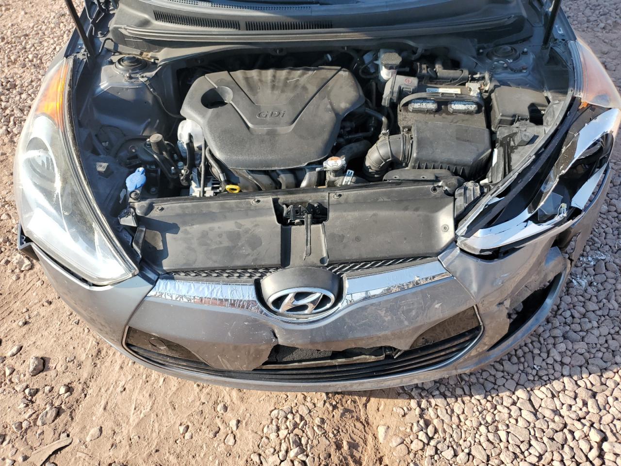 2017 Hyundai Veloster VIN: KMHTC6AD0HU315986 Lot: 64863205