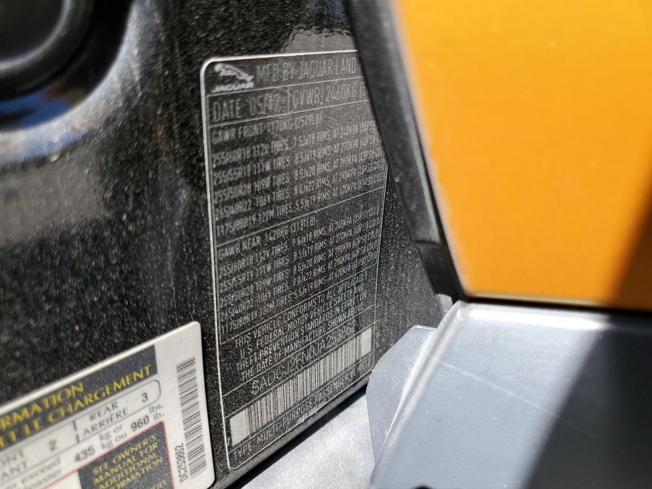 2018 Jaguar F-Pace Premium VIN: SADCJ2FN0JA253862 Lot: 66964185