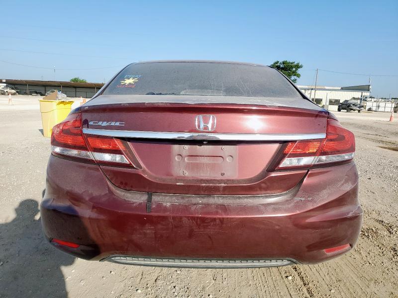  HONDA CIVIC 2014 Burgundy