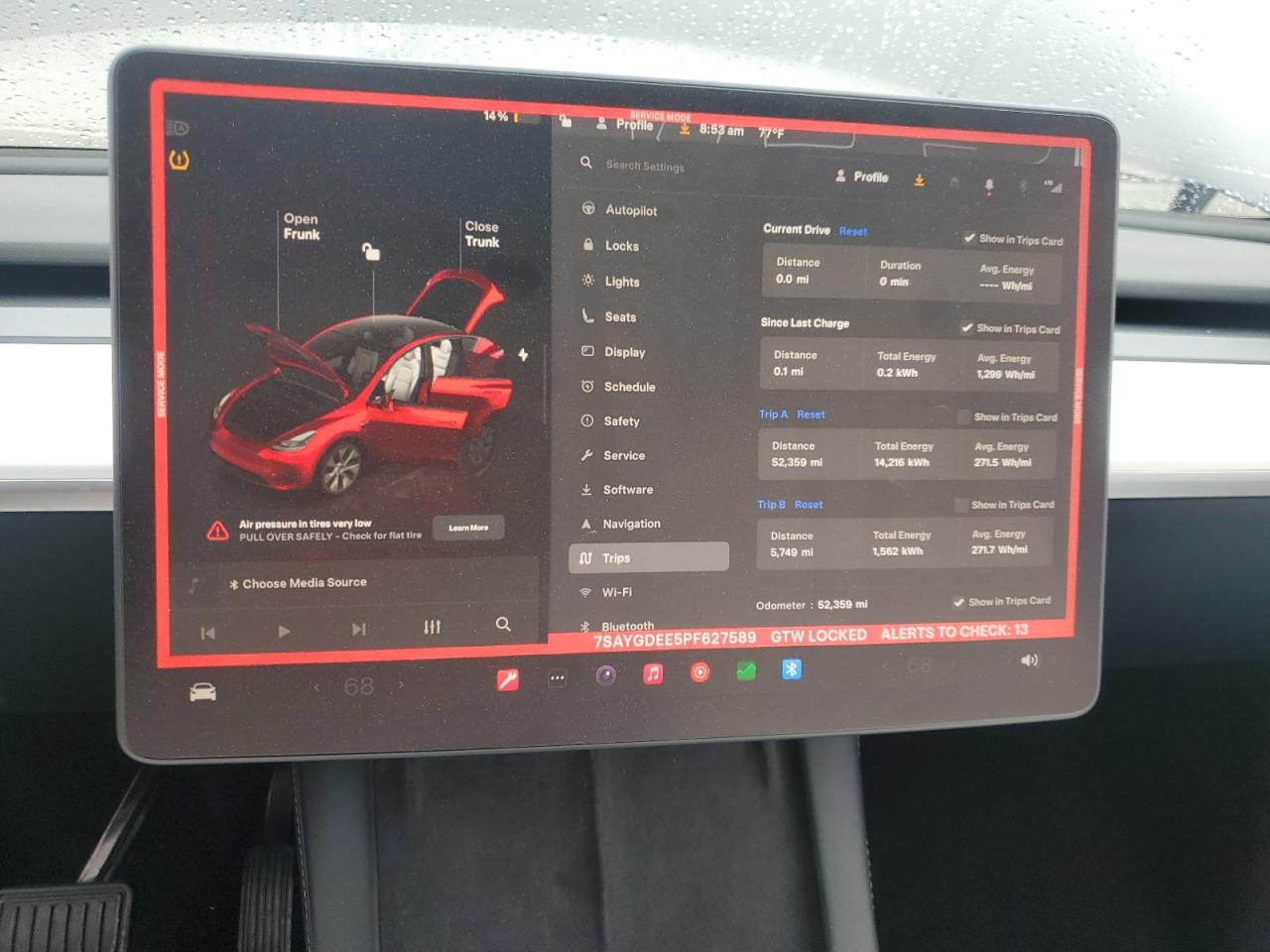 2023 Tesla Model Y VIN: 7SAYGDEE5PF627589 Lot: 64124605