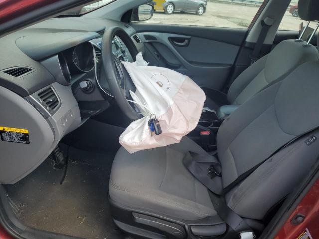  HYUNDAI ELANTRA 2015 Red