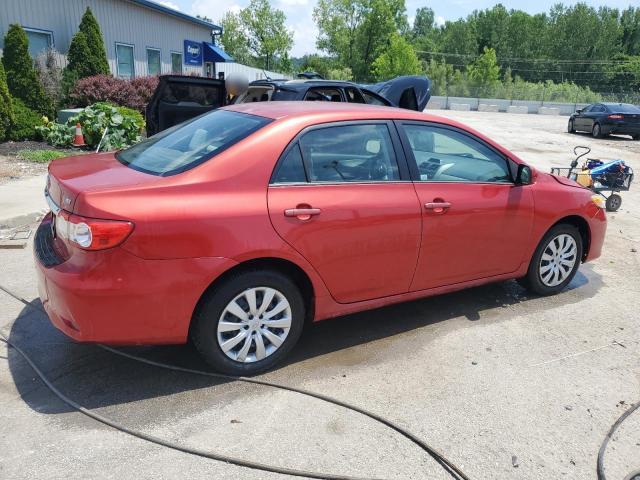  TOYOTA COROLLA 2012 Czerwony