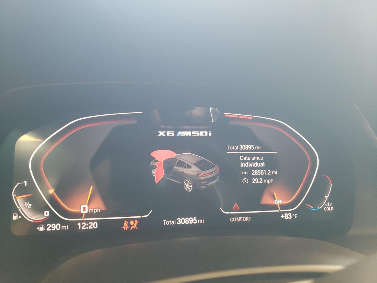 2020 BMW X6 M50I VIN: 5UXCY8C02L9D52594 Lot: 64022745