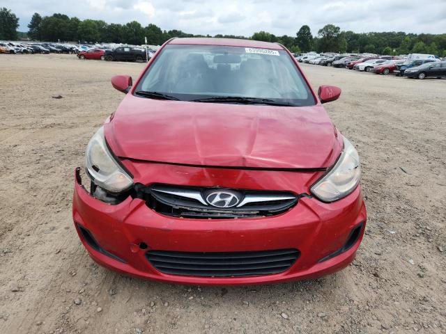  HYUNDAI ACCENT 2013 Красный