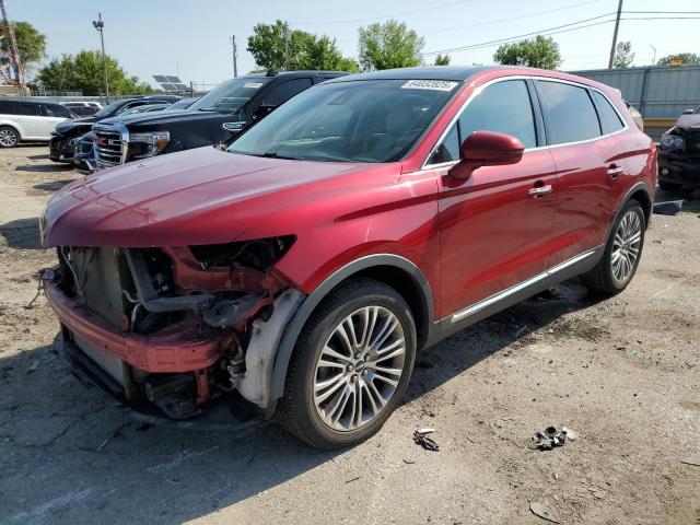  LINCOLN MKX 2016 Red