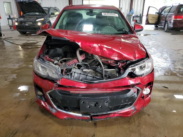  CHEVROLET SONIC 2017 Red